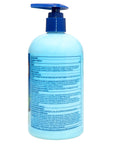 Blue Stop Max 16oz Pump Bottle Back of bottle in French